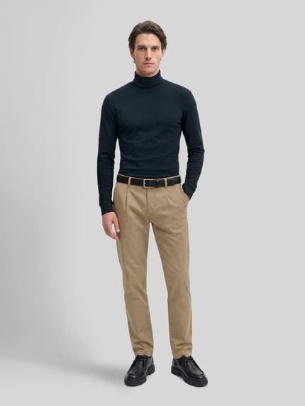 Marc O'Polo Regular Fit Langarmshirt aus reiner Baumwolle Marine 1
