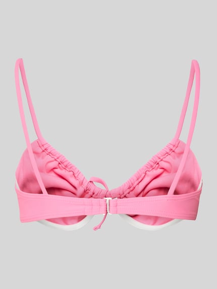 PIECES Góra od bikini z wzorem allover model 'BAOMI' Różowy 3