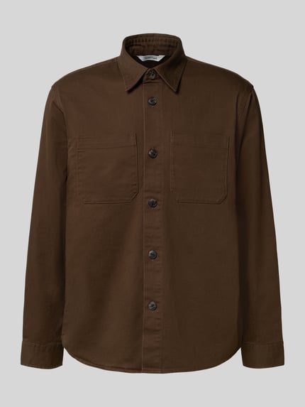 Regular Fit Hemdjacke aus reiner Baumwolle Modell TRAVIS' Shop The Look MANNEQUINE