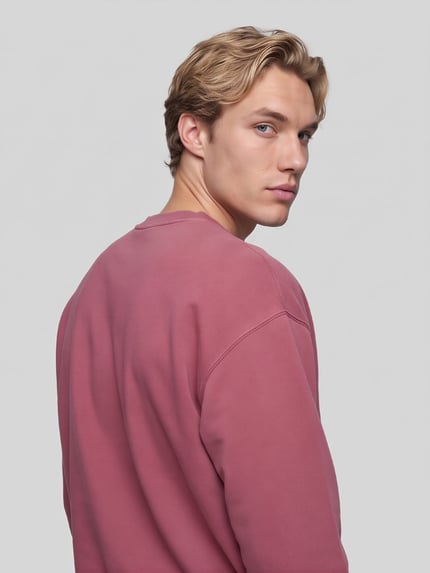 ARMEDANGELS Sweatshirt mit Logo-Stitching ICONIC GMT Altrosa 3