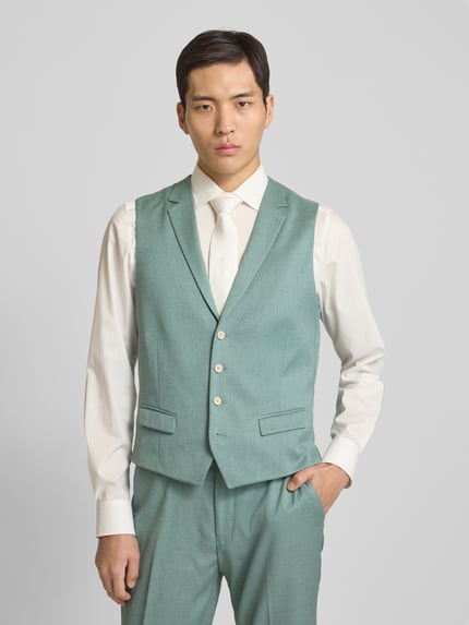 MCNEAL Gilet met reverskraag Groen - 4