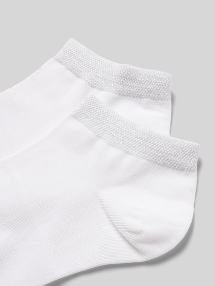 CK Calvin Klein Sneakersokken met labeldetail in een set van 2 paar Wit - 2