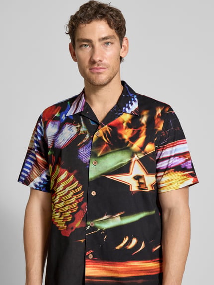 Paul Smith Freizeithemd mit Knopfleiste Black 3