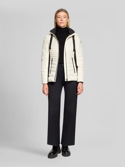 Gil Bret Slim fit gewatteerd jack met tweewegritssluiting Offwhite - 1