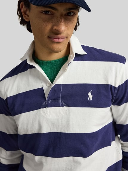 Polo Ralph Lauren Regular Fit Sweatshirt aus reiner Baumwolle Marine 3