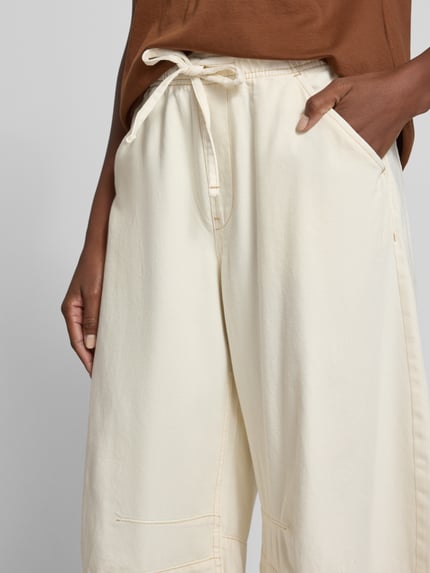 GAP Barrel Fit Jeans mit elastischem Bund Modell 'EASY HORSESHOE' Offwhite 3