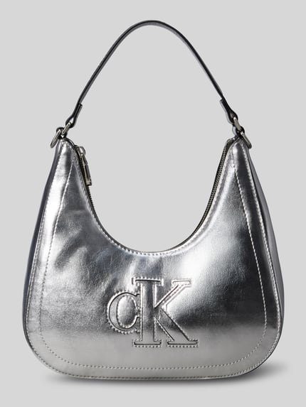 CK Calvin Klein Umhängetasche mit Logo-Detail Silber 1
