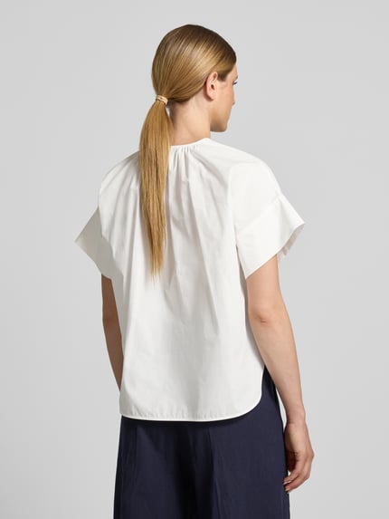 Weekend Max Mara regular fit blouse van puur katoen Wit - 5