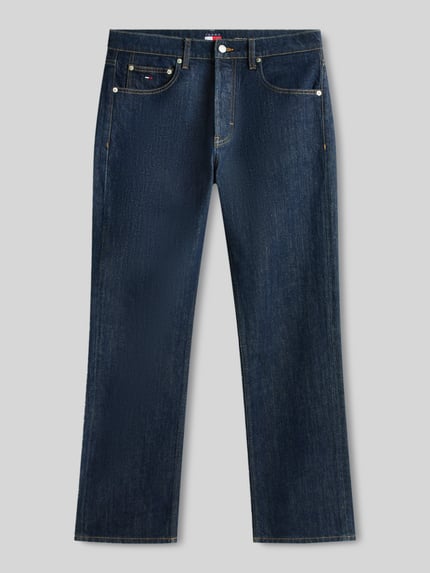 Tommy Jeans Straight Fit Jeans aus Baumwoll-Mix Modell 'Otis' Jeansblau 2