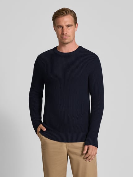 MCNEAL Strickpullover mit Rundhalsausschnitt Marine 4