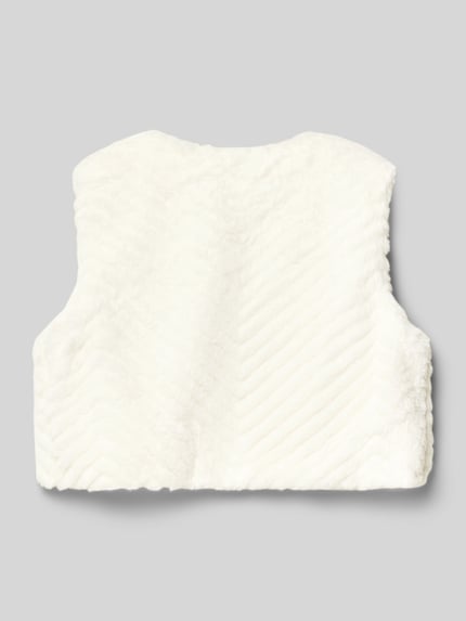 DANAMADE Gilet van imitatiebont, model 'HASEL' Zand - 3