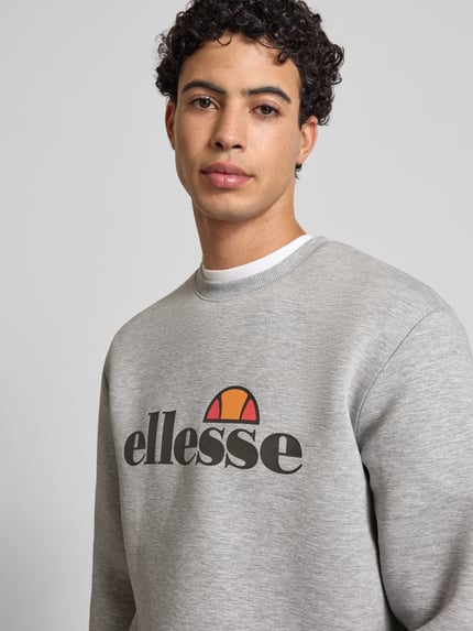 ellesse Bluza z nadrukiem z logo model ‘CORVARO’ Jasnoszary 3