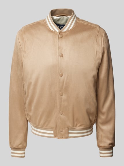 JOOP! JEANS Blouson mit Stehkragen Modell 'Rico' Taupe 2