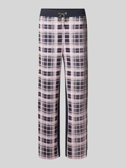 Spodnie o kroju straight fit z elastycznym pasem Shop The Look MANNEQUINE