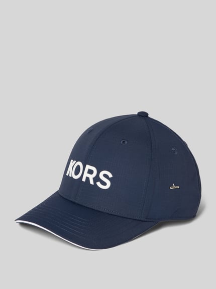 Michael Kors Basecap mit Label-Schriftzug Modell 'RIPSTOP' Marine 1
