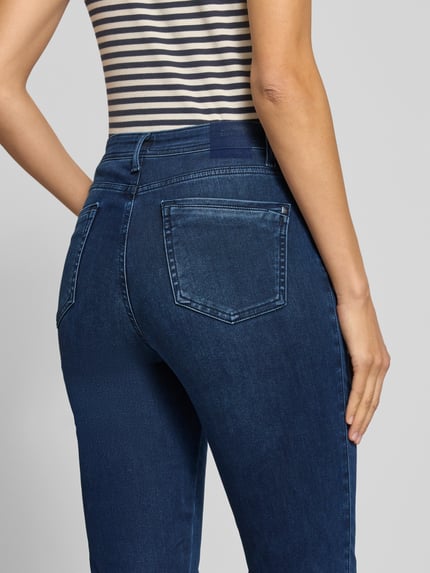 Brax Slim Fit Jeans im Used-Look Modell 'MARY THERMO' Dunkelblau 3