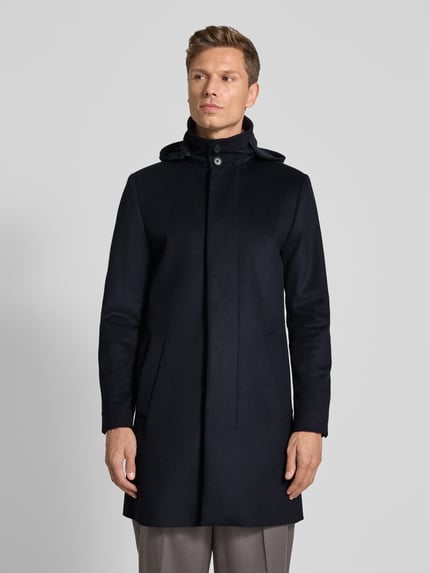 Tiger of Sweden Mantel mit Kaschmir-Anteil Modell 'Aleric' Dunkelblau 4