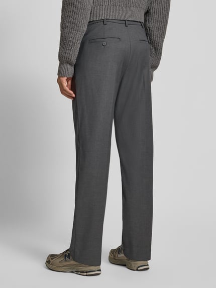 Jake*s Studio Men Chino met Franse steekzakken Donkergrijs gemêleerd - 5