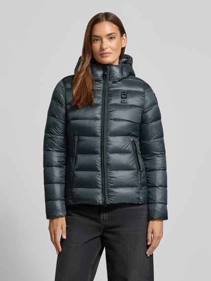 Blauer USA Steppjacke mit Sorona®-Füllung Modell 'CAROLL' Dunkelgrau 4