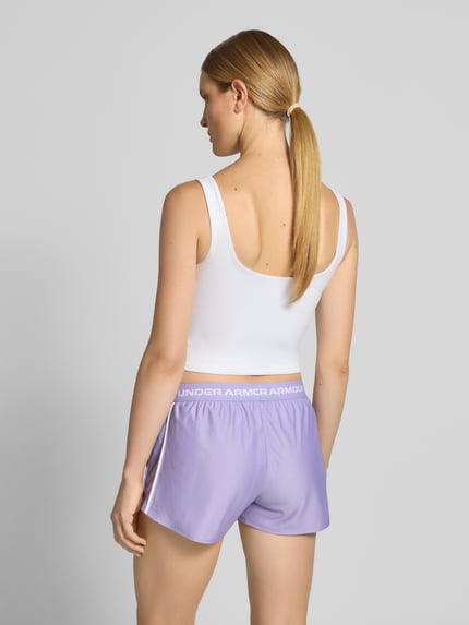 Under Armour Korte top met V-hals Wit - 5