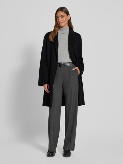 Tommy Hilfiger Regular Fit Mantel aus Woll-Mix  BLACK 1