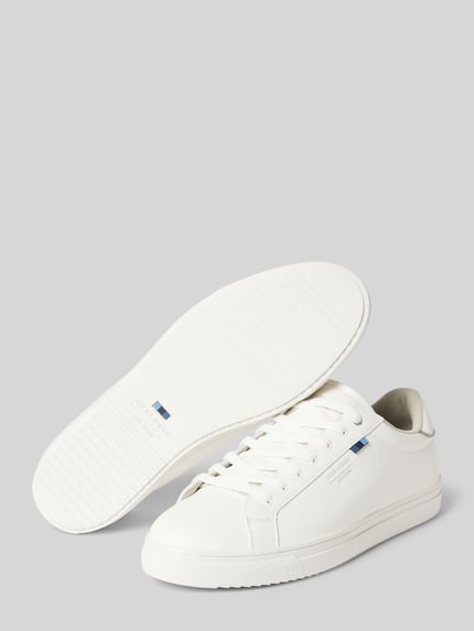 JACK & JONES Sneaker mit Label-Print Modell 'BALE' Weiss 4