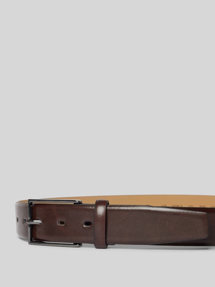 LLOYD Men's Belts Gürtel aus beschichtetem Leder Dunkelbraun 2