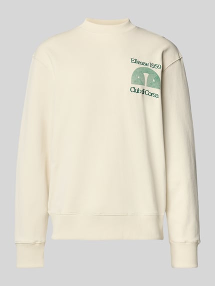 ellesse Bluza z wyhaftowanym logo Złamany biały 2