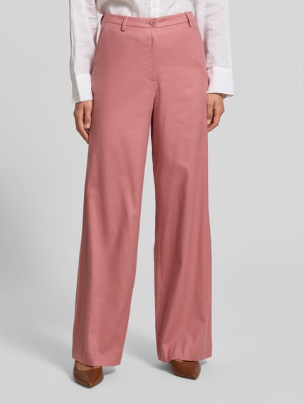 Jake*s Collection Stoffhose mit französischen Eingrifftaschen Altrosa 4