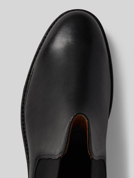 Polo Ralph Lauren Chelsea Boots aus Leder mit elastischen Einsätzen Modell 'ASHER' Black 3