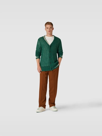 VTMNTS Broek van scheerwolmix Middenbruin - 1