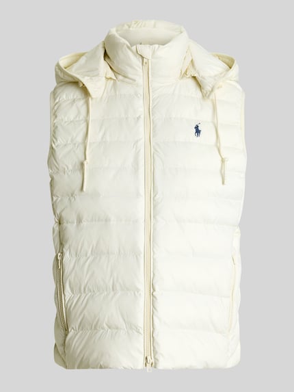 Polo Ralph Lauren Regular Fit Steppweste mit Logo-Stitching Ecru 2