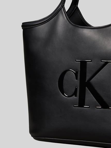 CK Calvin Klein Shopper mit Logo-Prägung Black 2
