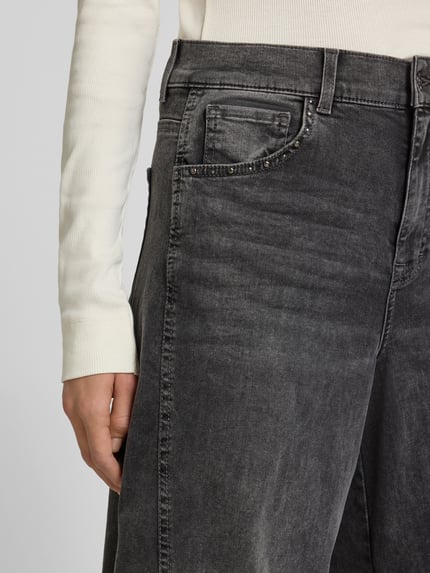 ANGELS Jeans met studs, model 'LIVA SEAM RIVET' Donkergrijs - 3