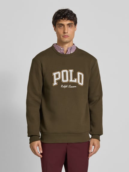 Polo Ralph Lauren Loose fit sweatshirt van katoenmix Olijfgroen - 4