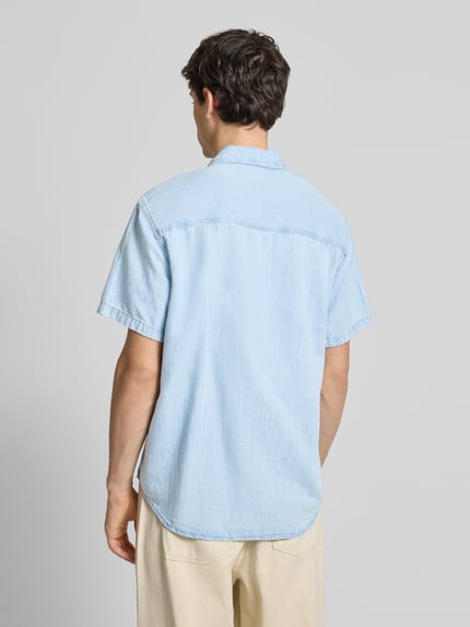 Calvin Klein Jeans Jeanshemd mit Kentkragen Jeansblau 5