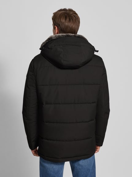 Strellson Regular Fit Steppjacke mit Kapuze Modell 'PIAZZA' Black 5