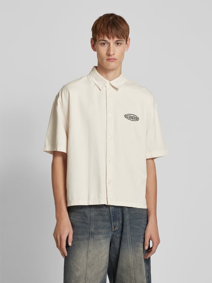 REVIEW Vrijetijdsoverhemd met knoopsluiting Ecru - 4
