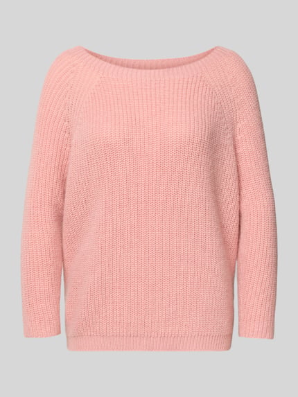 Weekend Max Mara Regular Fit Strickpullover mit Woll-Anteil Modell 'XENO' Hellrosa 2