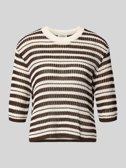 Strickshirt mit 3/4-Arm Modell 'Punny' Shop The Look MANNEQUINE