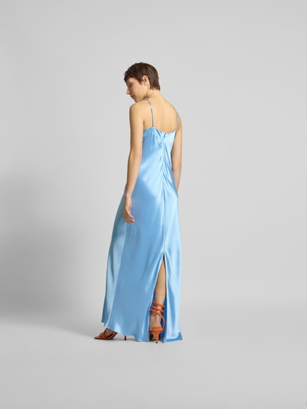 Staud Maxi-jurk met halter Lichtblauw - 5