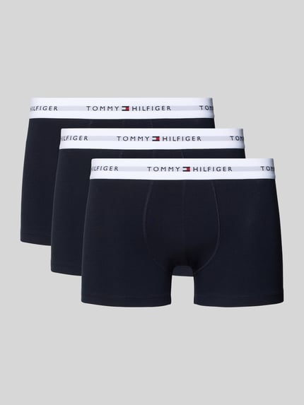 Tommy Hilfiger Trunks aus Baumwoll-Mix im 3er-Pack Marine 1