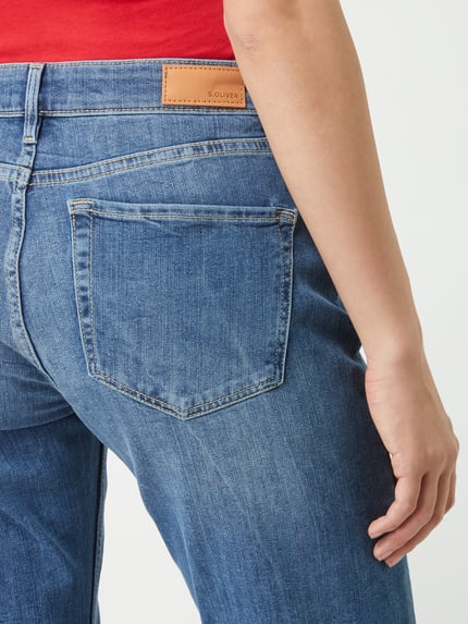 s.Oliver RED LABEL Straight Fit Jeans mit Stretch-Anteil Hellblau 3