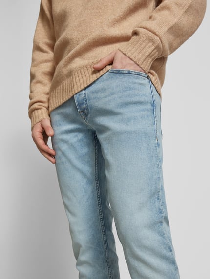 JACK & JONES Slim Fit Jeans im 5-Pocket-Design Modell 'GLENN' Hellblau 3