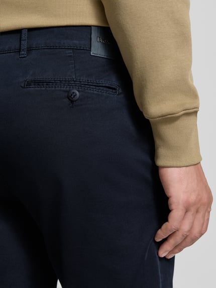 Brax Gerade Hose aus Viskose-Mix Modell 'Everest' Marine 3