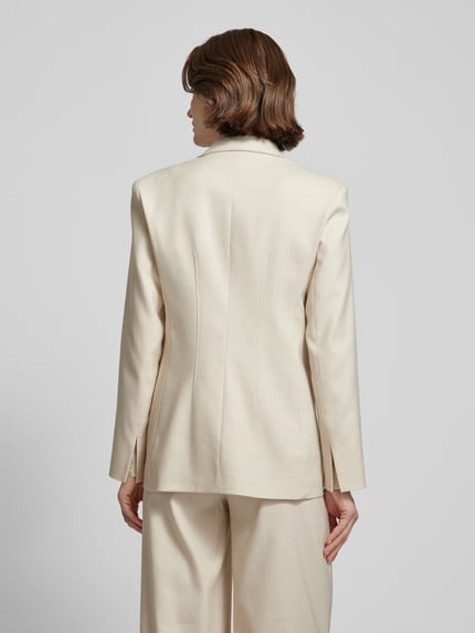 Stefanel Blazer met paspelzakken, model 'MONOPETTO' Offwhite - 5