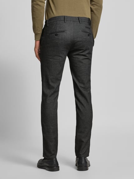 Brax Slim Fit Hose mit Gesäßtaschen Modell 'Fabio' Mittelgrau 5