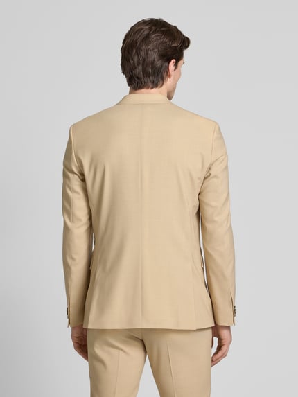 HUGO Slim Fit 2-Knopf-Sakko mit Pattentaschen Modell 'Arti232X' Beige 5