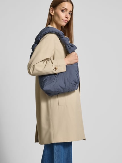 Lefrik Handtasche mit Knotendetails Modell 'BIWA' Dunkelblau 1