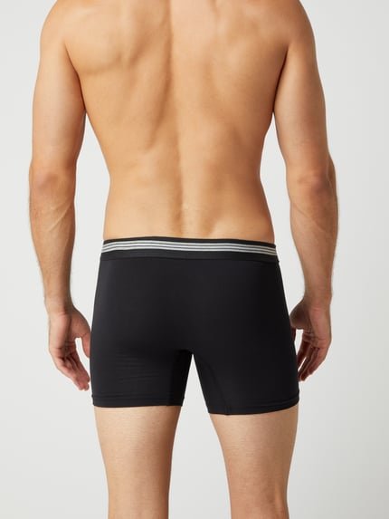Jockey Trunks mit Label-Patch im 3er-Pack Black 4
